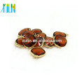 Encantos al por mayor de los encantos 12mm topaz crystal gemstone square shape K9 Encantos de cristal plateado oro de los encantos